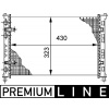 MAHLE Chladič, chlazení motoru BEHR *** PREMIUM LINE *** CR 272 000P
