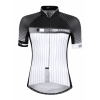 FORCE dres DASH LADY, krátky rukáv, čierno-biely XS
