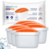 6x vodný filter náplň AquaFloow Maxi Hard do filtračnej kanvice na tvrdú vodu