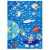 Dětský kusový koberec Bambino 2265 Rocket Space blue 160x220 cm