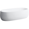 LAUFEN IlBagnoAlessi voľne stojaca vaňa z materiálu Sentec, odtok v strede, 1830 x 870 x 530 mm, biela, H2459720000001
