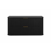 Elvisia Skrinka pod umývadlo ELEGANCE Black | 100 cm