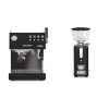 Ascaso Steel DUO PID PLUS, Black&Wood + ECM S-Automatik 64, anthracite