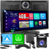 MULTIMEDIÁLNA RÁDIOSTANICA S MONITOROM ANDROID AUTO APPLE CARPLAY + 2 KAMERY DVR