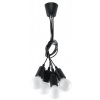Sollux Lighting Diego závesné svietidlo 5x60 W čierna SL.0574
