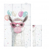 Ceba Podložka prebaľovacia cestovná (80 x 50 cm) Basic Crazy Lama