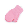 Detské pletené rukavice palčiaky - ružová sv.