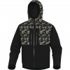 HORTEN2 pracovná softshell bunda - Čierna-Maskáčová, 3XL