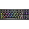 Genesis herní mechanická klávesnice THOR 404/RGB/Gateron Yellow Pro/Drátová USB/US layout/Černá NKG-2069