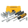 DeWalt 50 dielna nano sada hlavíc a príslušenstva s račňou 1/4