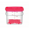 Nádoba na potraviny CamSquares Fresh Pro , Cambro, 5,7L, Priehľadná, 229x229x(H)180mm