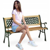 Lavica s operadlom, drevo 122 x 42 cm