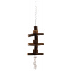 BIRD JEWEL Hračka závěsná dřevo 48 cm