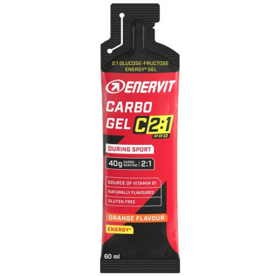 Enervit Carbo gel C2:1 PRO 60 ml - pomaranč