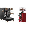 Lelit MaraX3 PL62X3, black + Eureka Mignon Specialita Smart, CR ferrari red