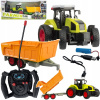 VEĽKÝ DIAĽKOVO OVLÁDANÝ TRAKTOR S PRÍVESOM RC ŤAHAČ 39cm, nabíjanie cez USB