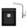Franke Sety Kuchynský set G253O, fragranitový drez MRG 610-37 RTL a batéria FS 3230.031, ónyx/chróm 114.0700.698