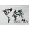 Svetová mapa Emerald Planet (veľkosť M) - ECO WOOD ART