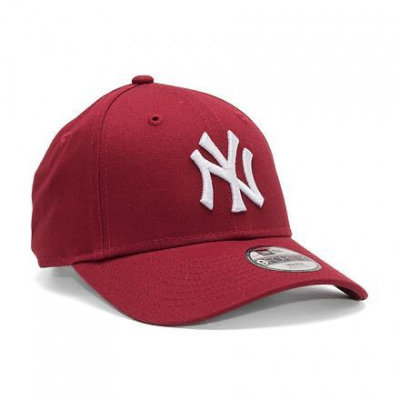 Dětská kšiltovka New Era 9FORTY Kids MLB Kids League Essential New York Yankees - Cardinal / White Dětské kšiltovky: Youth (54-56 cm)