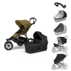 THULE Set kočárek Urban Glide 3+hl.korba+madlo+pláštěnka sport a hl.+síťka sport a hl. Nutria green