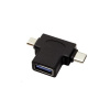 PremiumCord Adaptér USB-A na USB-C + micro USB-B kur31-12