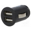 Automobilový napájecí zdroj USB A zásuvka x2 5V/2,1A černá