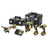 DeWalt DCK429P3T-QW Kombinovaná sada DCD805 + DCG405 + DCH273 + DCF850, 18 V černá, žlutá