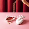SELETTI Love in Bloom Láska v krabici, biela, porcelán, zamat - 09918