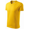 MALFINI V-neck 160 tričko s krátkym rukávom žlté