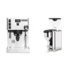 Rancilio Silvia PRO X + Rocket Espresso GIANNINO, chrome/black