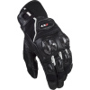 LS2 SPARK 2 LEATHER MAN GLOVES BLACK WHITE 3X