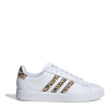 adidas Womens Grand Court Sneakers Wht/Leop 7 (40.7)