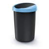 Prosperplast Odpadkový koš COMPACTO 40 L černý/světle modrý