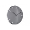 Designové nástěnné hodiny 5761GY Karlsson 40cm