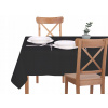 Obrús na stôl - Fain -rezistentný obrus 260 x 120 cm obdĺžnik (PATHE -RESISTANT OBLASŤ - 120X260 - SOLD Čierna)