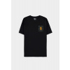 Skull and Bones Skull & Bones - Pirate Captain - Men's Short Sleeved T-shirt with Chest Pocket Velikost: L, Barva: Black
