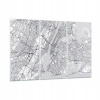 Obrázok na skle 165x110 York Mapa (Obrázok na skle 165x110 New York Mapa v New Yorku)