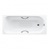 Kaldewei Advantage - Obdĺžniková vaňa Saniform Plus Star 344, 140x75 cm, s otvormi na držadlá, celoplošný antislip, Perl-Effekt, biela 134434013001