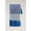 ŠATKA WOOLRICH BUFFALO TYE DYE SCARF TWILIGHT BLUE CHECK