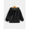 Detská bunda - Shein Worth Jacket, 116 (R57A03 čierna bunda Windbreaker Hood Shein 116)