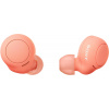 Bezdrôtové slúchadlá Sony True Wireless WF-C500, oranžovo-červená (WFC500D.CE7)