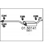 Stredný tlmič výfuku MTS 01.50141
