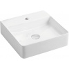 Mereo Umývadlo na dosku aj zavesenie be prepadu, 330x290x110 mm, keramické UC332911