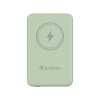 Verbatim, power banka s bezdrôtovým nabíjaním, 5V, nabíjanie telefónu, 32246, 10 000mAh, magnetické pripevnenie, zelená