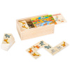 Small Foot Drevené domino v boxe Safari, 28 ks