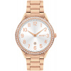MINET Rose gold dámské hodinky AVENUE s čísly MWL5300, dámské