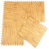 TRINFIT Podložka Fitness Puzzle Mat WOOD / 120x120x1 cm / drevo