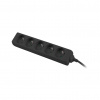 Predlžovacia lišta Lanberg PS0-05E-0150-BK 1,5 m čierna 5x 230V PL (PS0-05E-0150-BK)