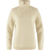 FJÄLLRÄVEN Övik Half Zip Knit W Chalk White - XS