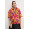 Košeľa adidas x Farm Rio JD6281 oranžová L